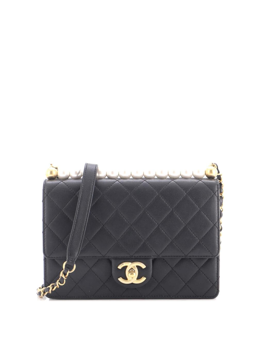 Chanel Chic Pearls Flap Bag Quilted #343123C44B